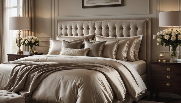 Les draps en soie : un choix haut de gamme pour un sommeil parfait